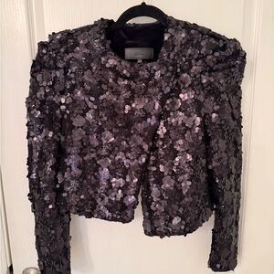 Blank NYC Sequin Blazer - Black